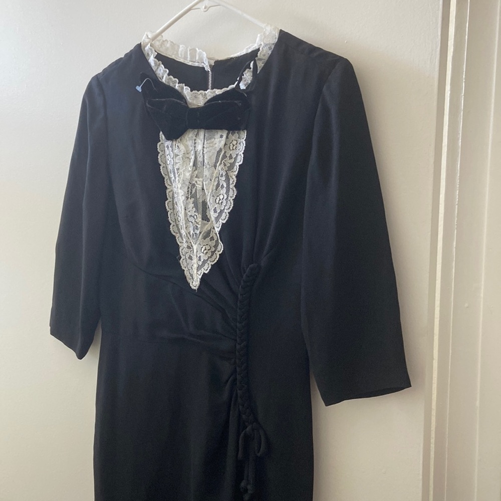 VINTAGE Tuxedo Style Dress - RARE!!! 50/60s